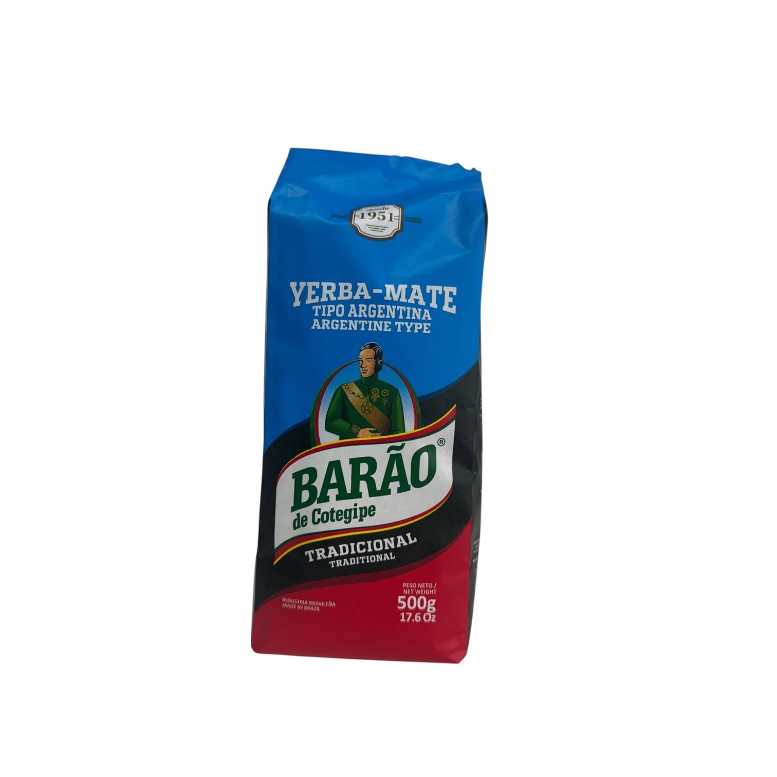 ERVA-MATE BARÃO DE COTEGIPE PADRÃO ARGENTINO 500G