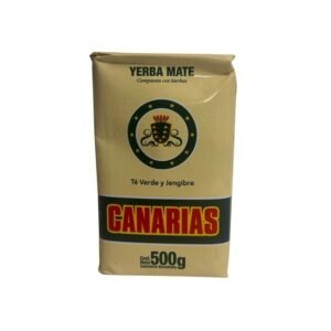ERVA-MATE CANARIAS CHÁ VERDE E GENGIBRE 500G